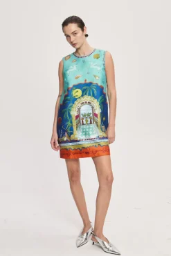Surrealist Summer Mini Dress