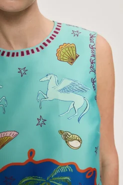 Surrealist Summer Mini Dress