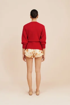 Teresa Cardigan Strawberry