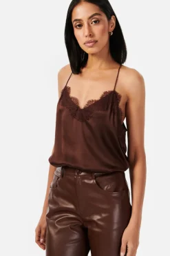 The Racer Charmeuse Cami Java