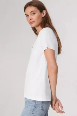 The Slub Vee Bright White