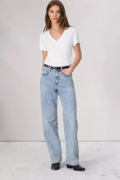 The Slub Vee Bright White