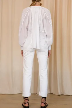 Thea Blouse White