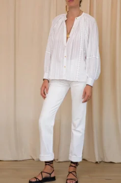 Thea Blouse White