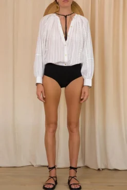 Thea Blouse White