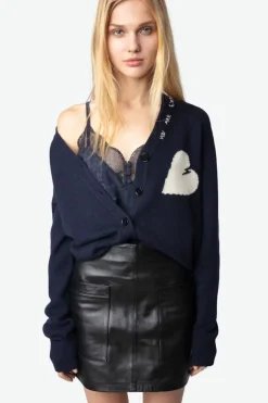 Travia Cardigan Encre