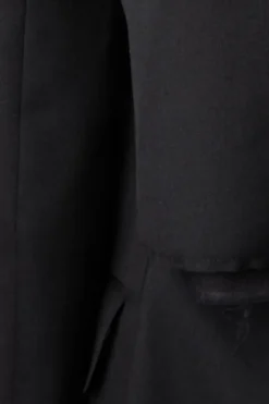 Vaena Double Breasted Slit Blazer Noir