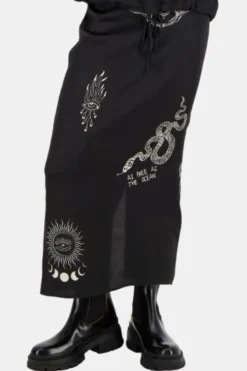 Valery Slim Skirt Black