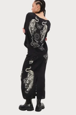 Valery Slim Skirt Black