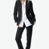 Valse Rhinestone Blazer Black