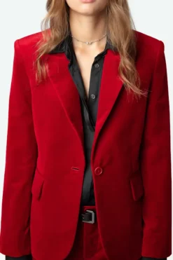 Vavy Velvet Blazer