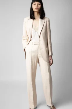 Violet Blazer Poudre