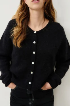 Vitow Cardigan Black Melange