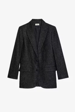 Viva Car Shimmer Blazer Noir