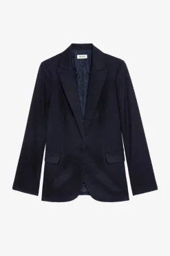 Wool Blazer Encre