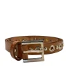 Zoe Studded Belt Caramel